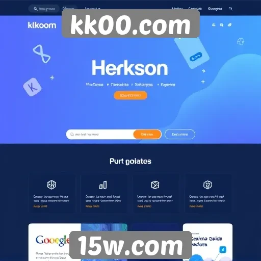 Interface intuitiva do kk00.com aprimora experiência do usuário